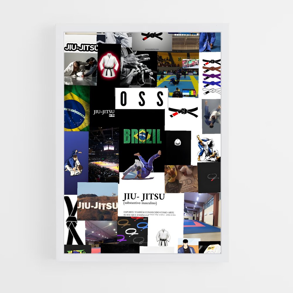 Poster Sportif Fusion – affiche Jiu-jitsu brésilien (vue 3)